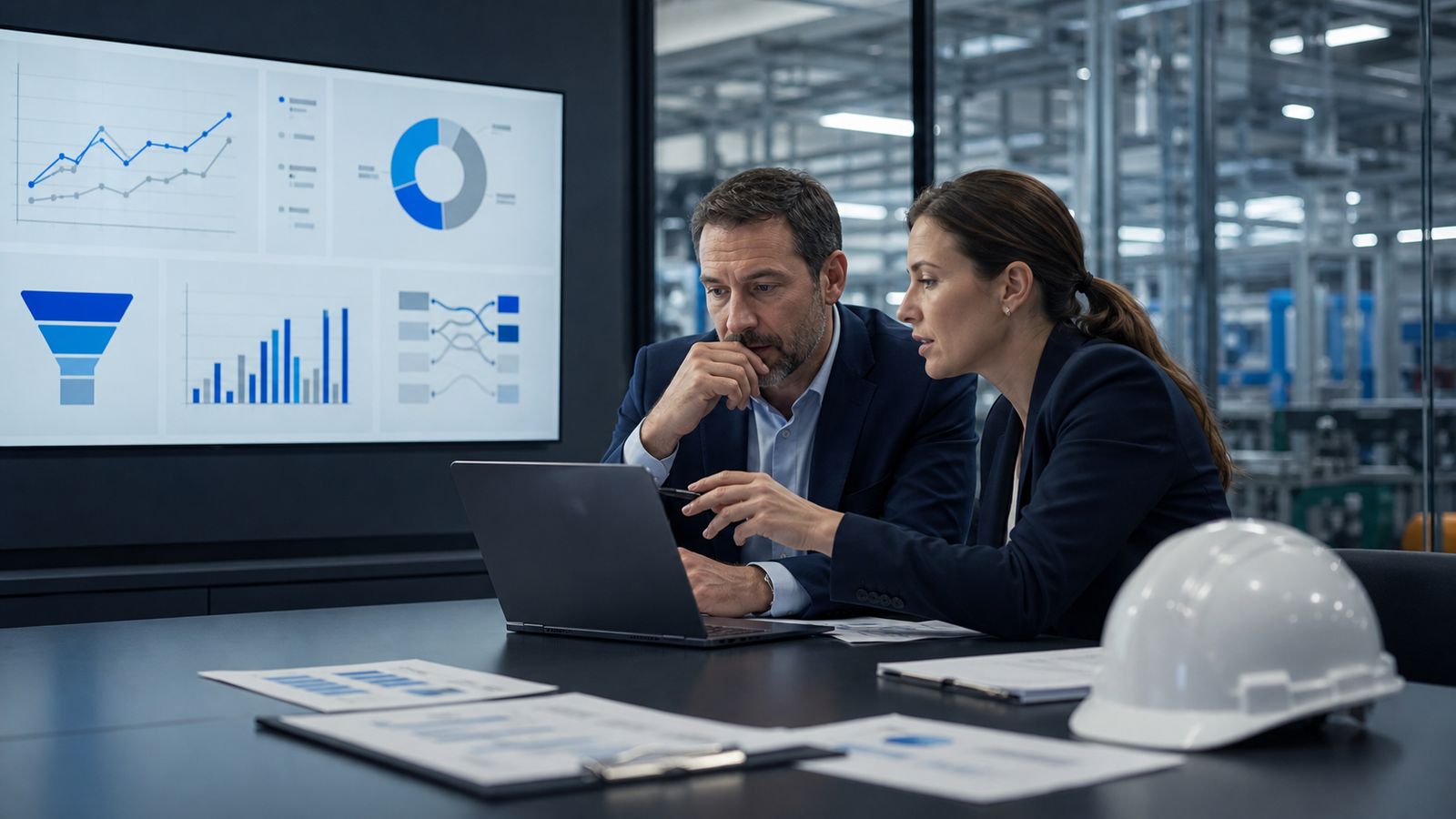 Equipo B2B revisando analítica y señales de conversión